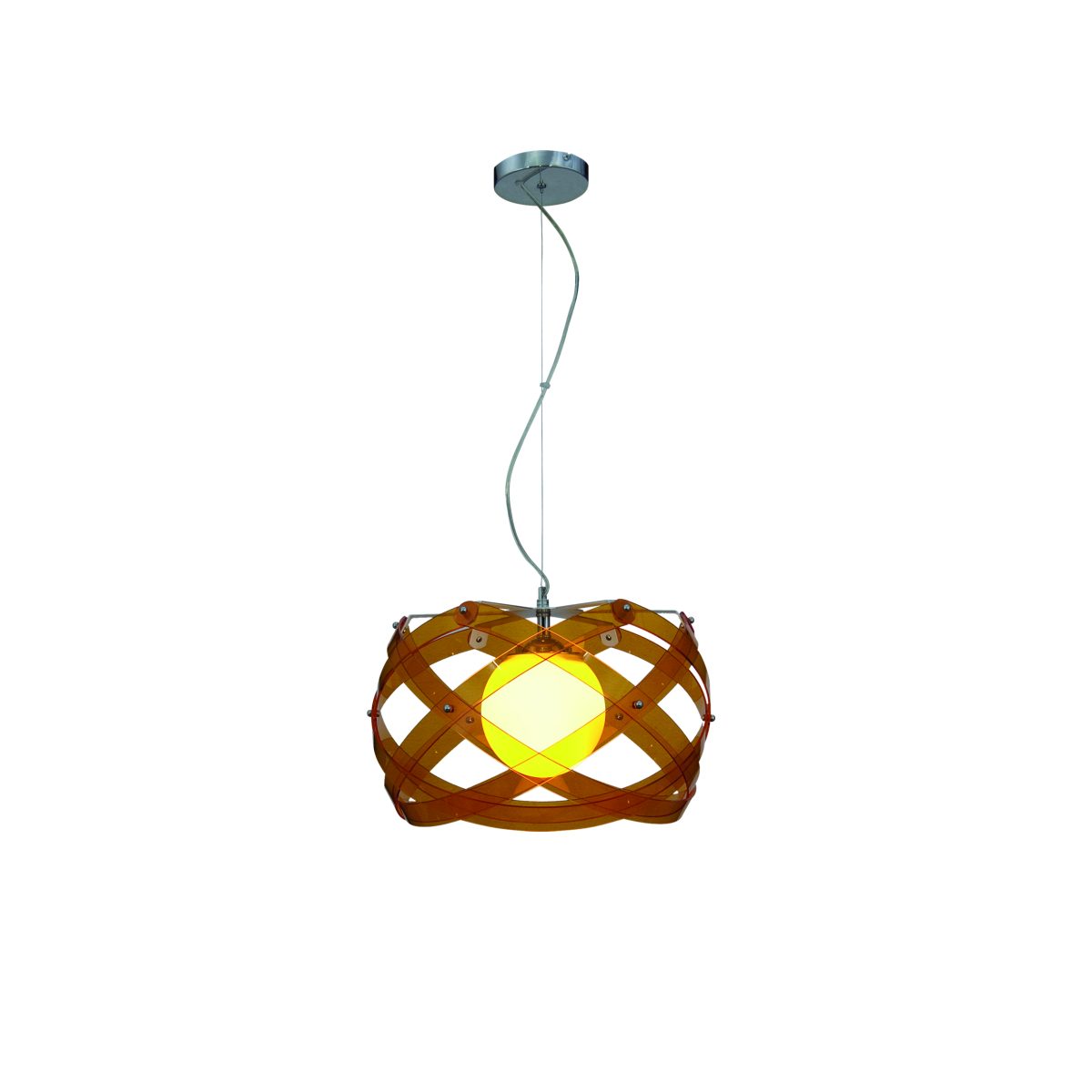 Home Lighting MD088/3201BS "NEFELI" ORANGE PENDANT Ε1
