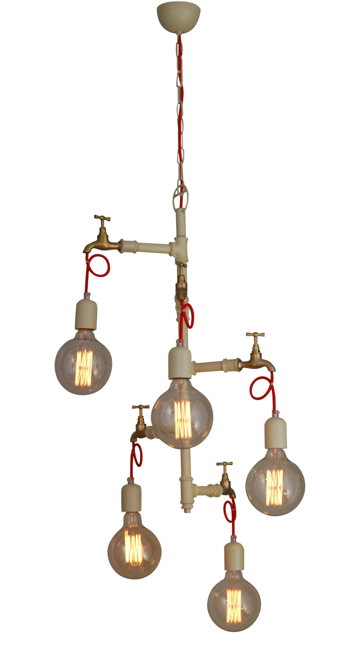 Home Lighting HL-084T-5 HIKARI BEIGE PENDANT