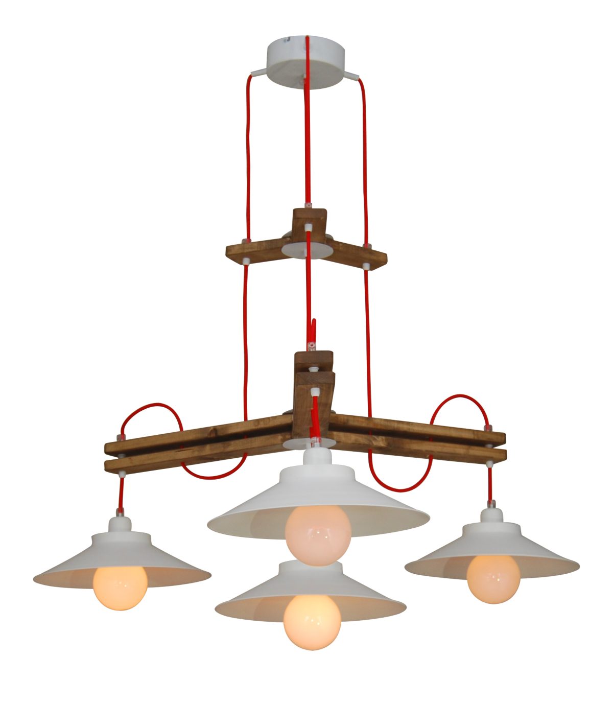 Home Lighting HL-310P3 CAHAL WHITE PENDANT