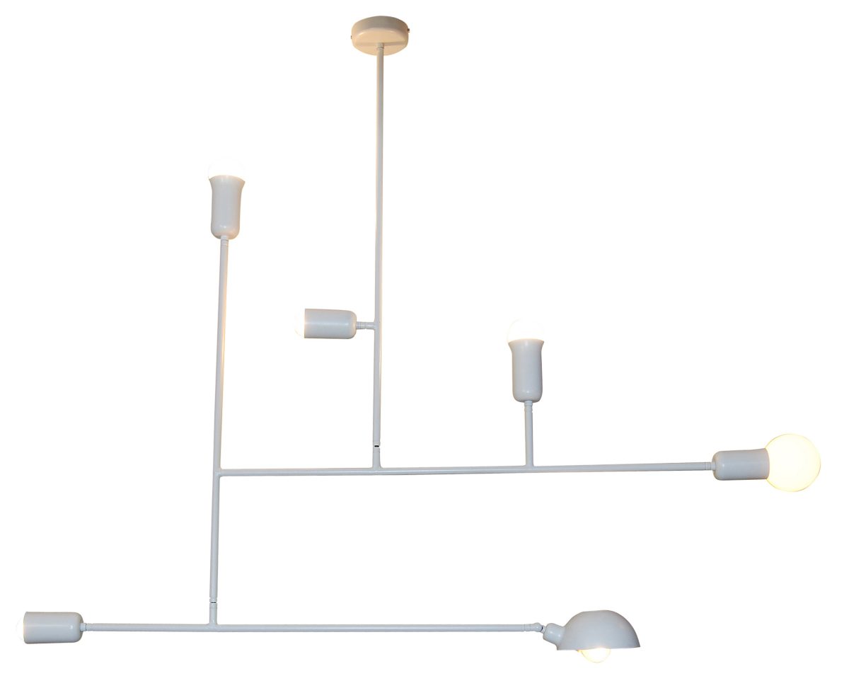 Home Lighting HL-3525-6 RODNEY WHITE PENDANT