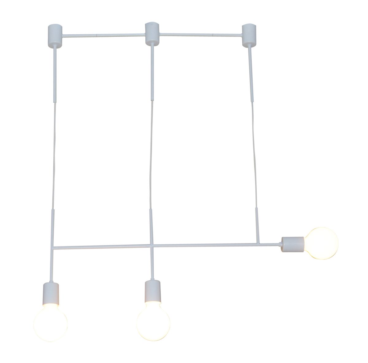 Home Lighting HL-3526-3 MEGAN BLACK PENDANT