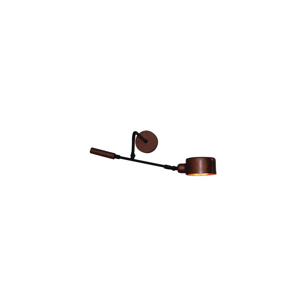 Home Lighting HL-3538-1 S WADE OLD COPPER & BLACK WALL LAMP