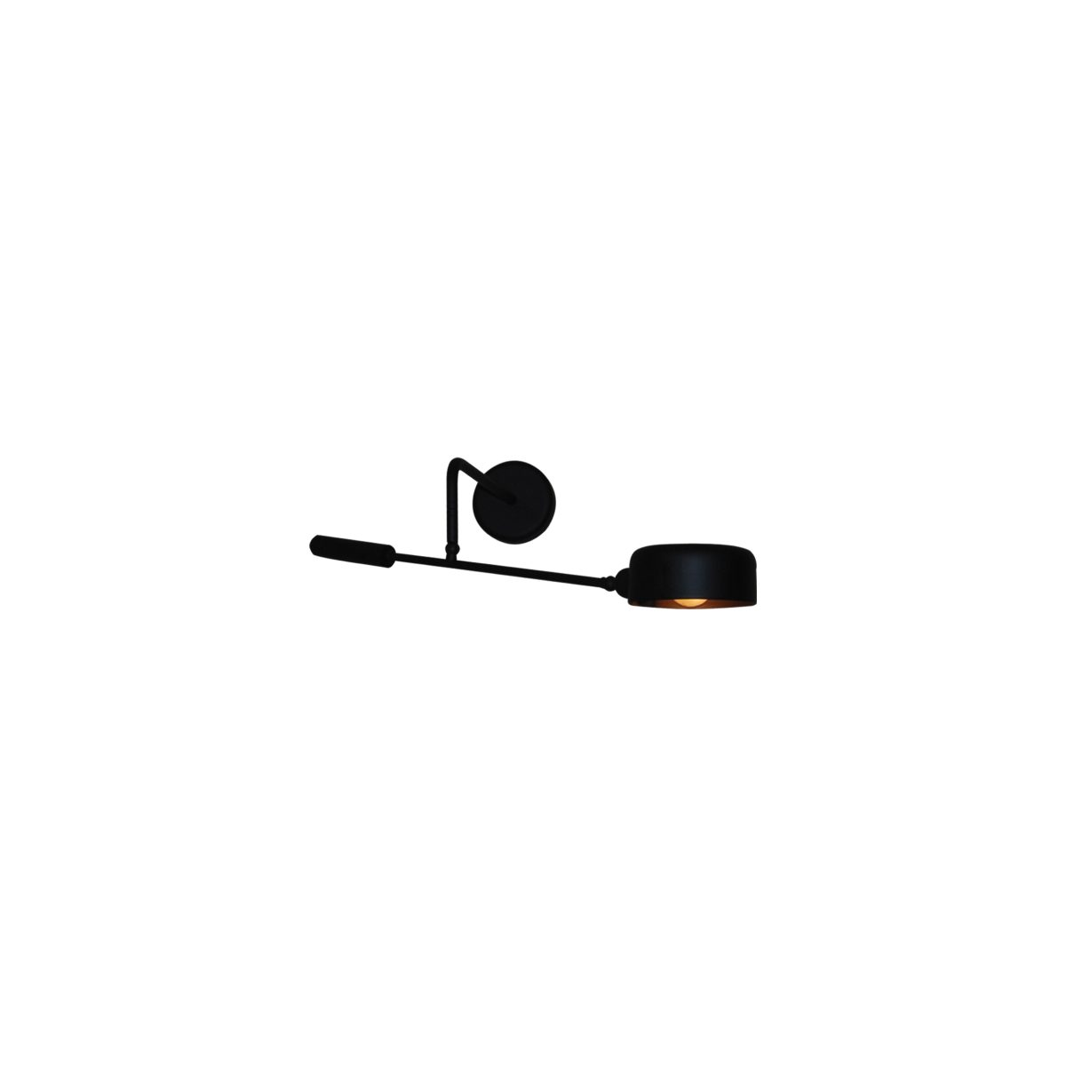 Home Lighting HL-3538-1 M WADE BLACK WALL LAMP
