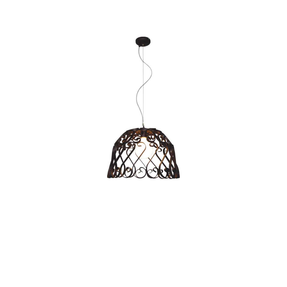 Home Lighting HL-3586-1APXL LEWIS RUSTY BROWN PENDANT