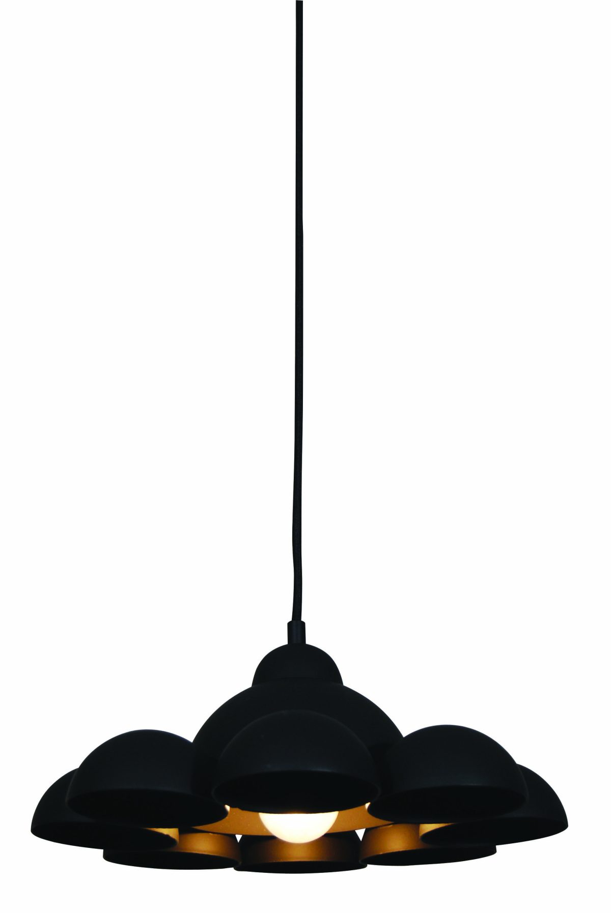 Home Lighting HL-3591-S CONALL BLACK PENDANT