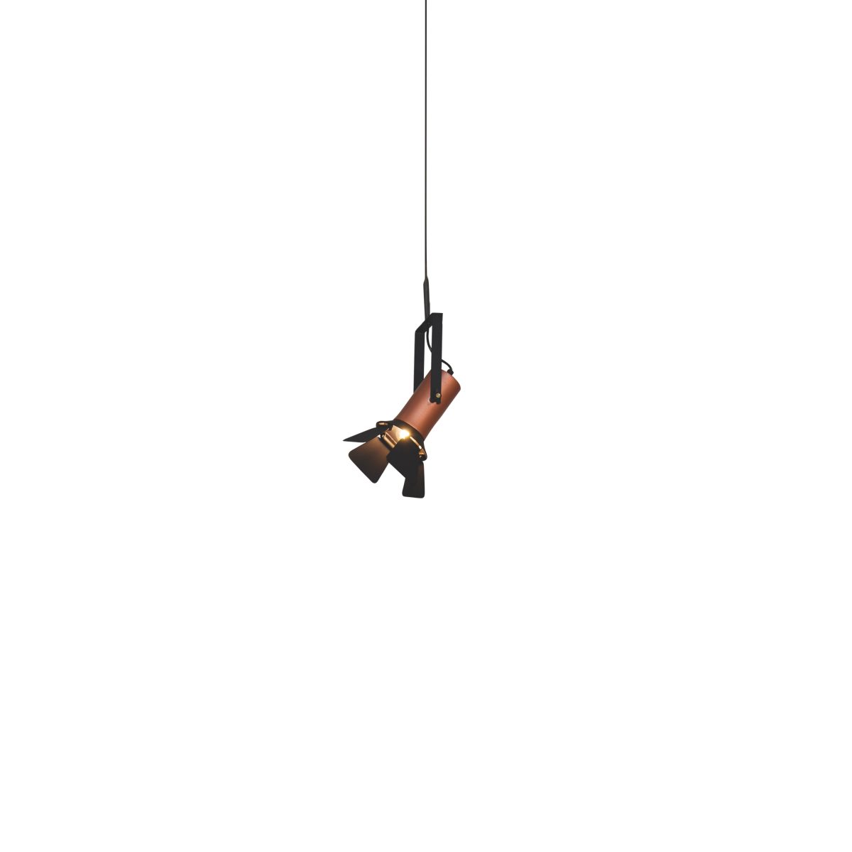 Home Lighting HL-3600-1S ARLEN GOLD & BLACK PENDANT