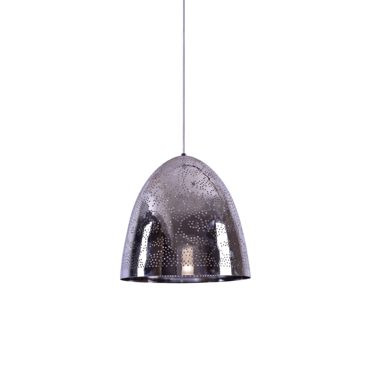Home Lighting SE17098-1 FARUQ PENDANT CHROME METAL 1Z2