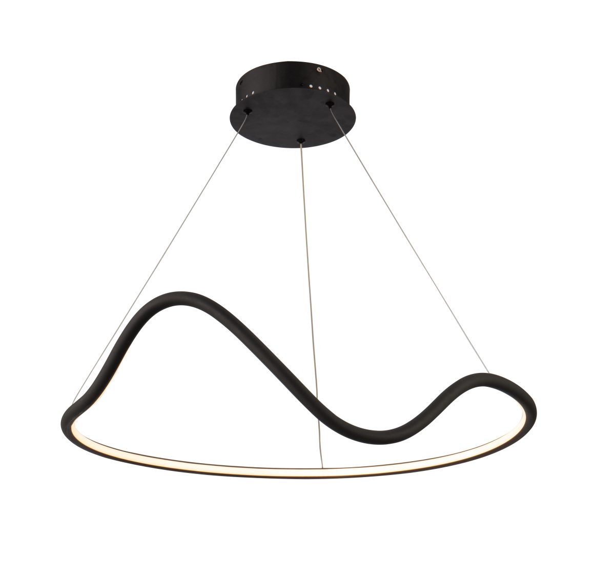 Home Lighting SE LED 70 KRISHNA PENDANT BLACK Γ3 - Image 3