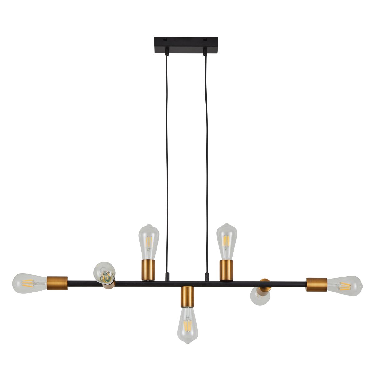 Home Lighting SE21-AB-85 CODY ANTIQUE BNRASS & BLACK METAL PENDANT Δ4