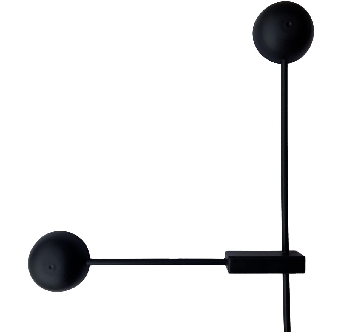 Home Lighting HL-3532-4 FUEGO BLACK WALL LAMP