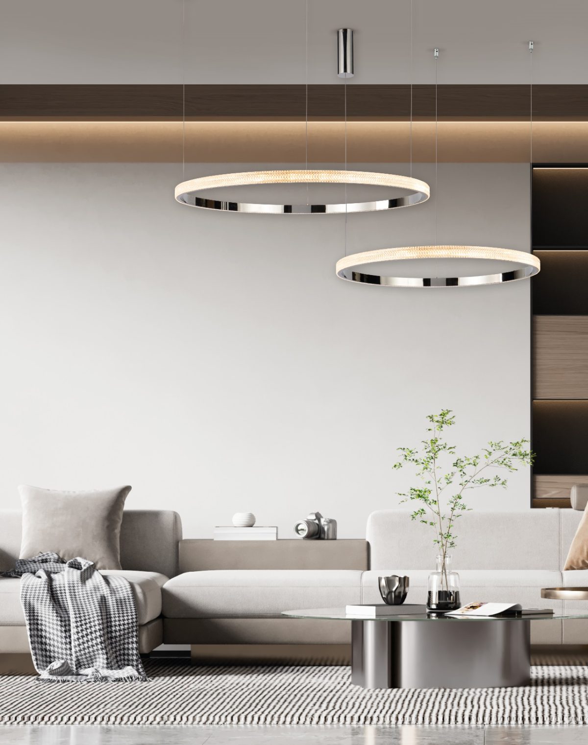 Home Lighting SE LED 100 AMARYLIS PENDANT CHROME Γ5 - Image 2