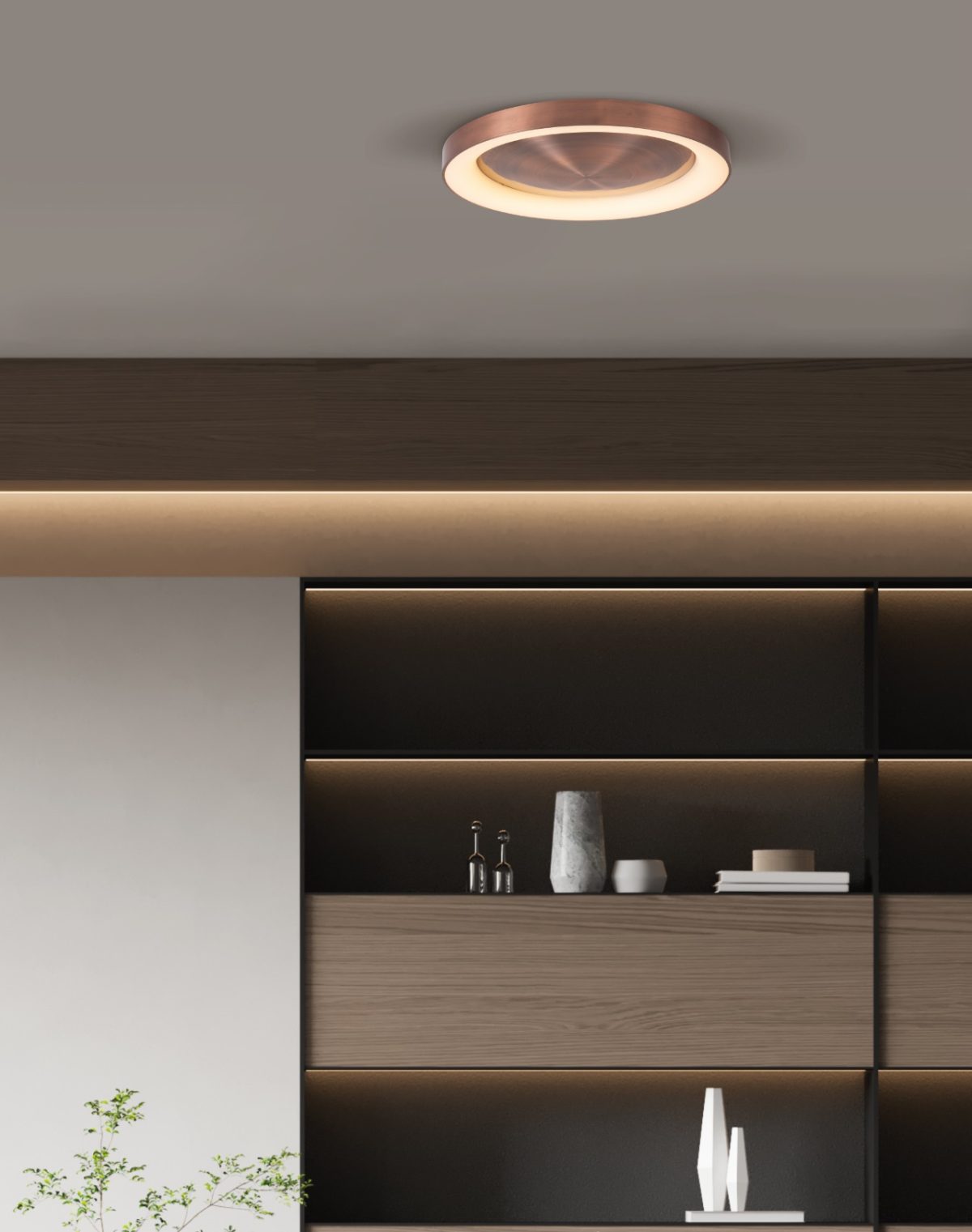 Home Lighting SE LED 80 AMAYA CEILING BRUSHED GOLD Δ3 - Image 2