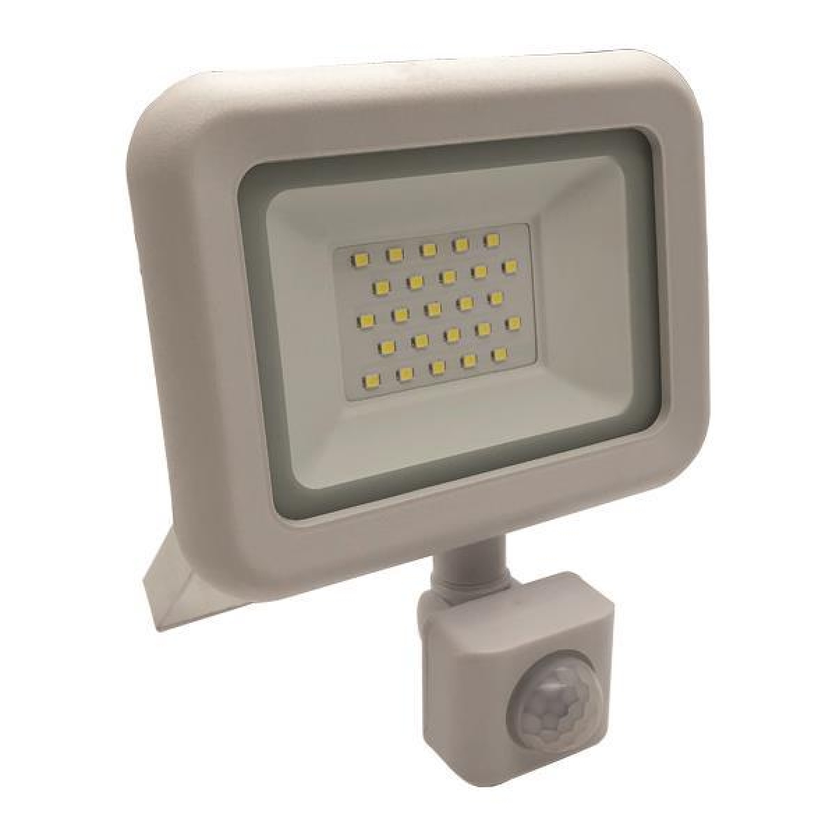 Eurolamp ΠΡΟΒΟΛΕΑΣ LED 20W SMD ΜΕ ΠΕΡΙΣΤΡΕΦΟΜΕΝΟ ΑΝΙΧΝΕΥΤΗ ΚΙΝΗΣΗΣ ΛΕΥΚΟΣ IP44 6500K PLUS