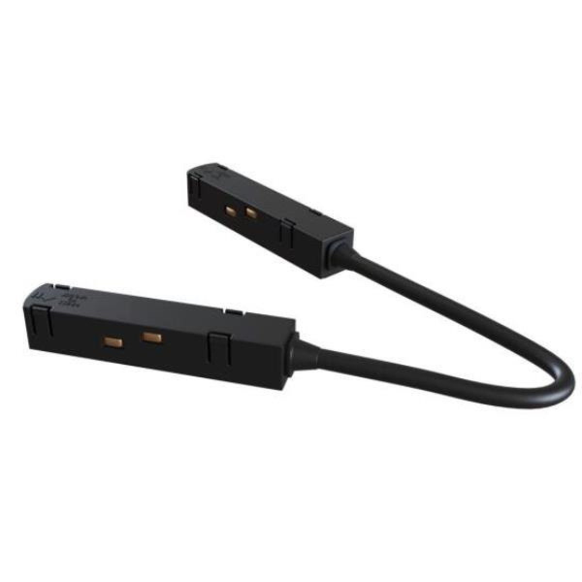 Eurolamp ΕΝΩΤΙΚΟΣ ΣΥΝΔΕΣΜΟΣ FLEXIBLE ΜΑΓΝΗΤΙΚΗΣ ΡΑΓΑΣ ΜΑΥΡΟΣ