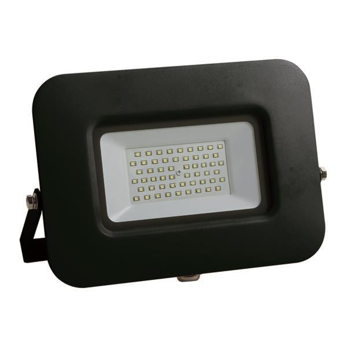Eurolamp ΠΡΟΒΟΛΕΑΣ LED 50W SMD ΒΑΣΗ 360° ΜΑΥΡΟΣ IP65 3000K PLUS
