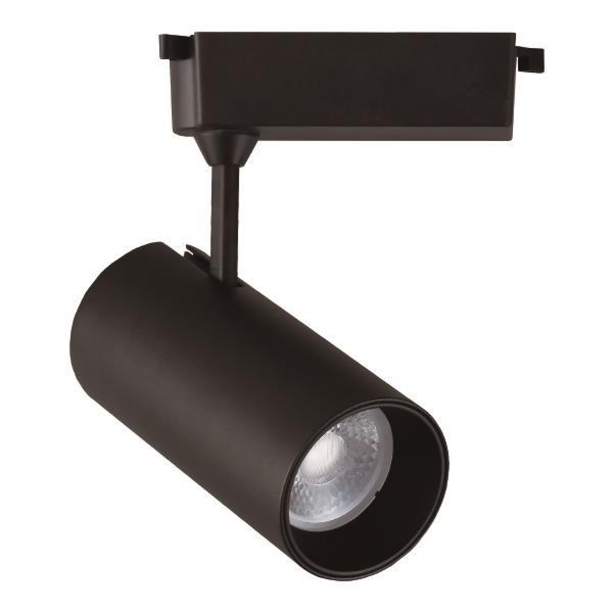 Eurolamp ΣΠΟΤ ΡΑΓΑΣ LED 2 ΓΡΑΜΜΩΝ 20W 3000K Φ70Χ160 ΜΑΥΡΟ PLUS