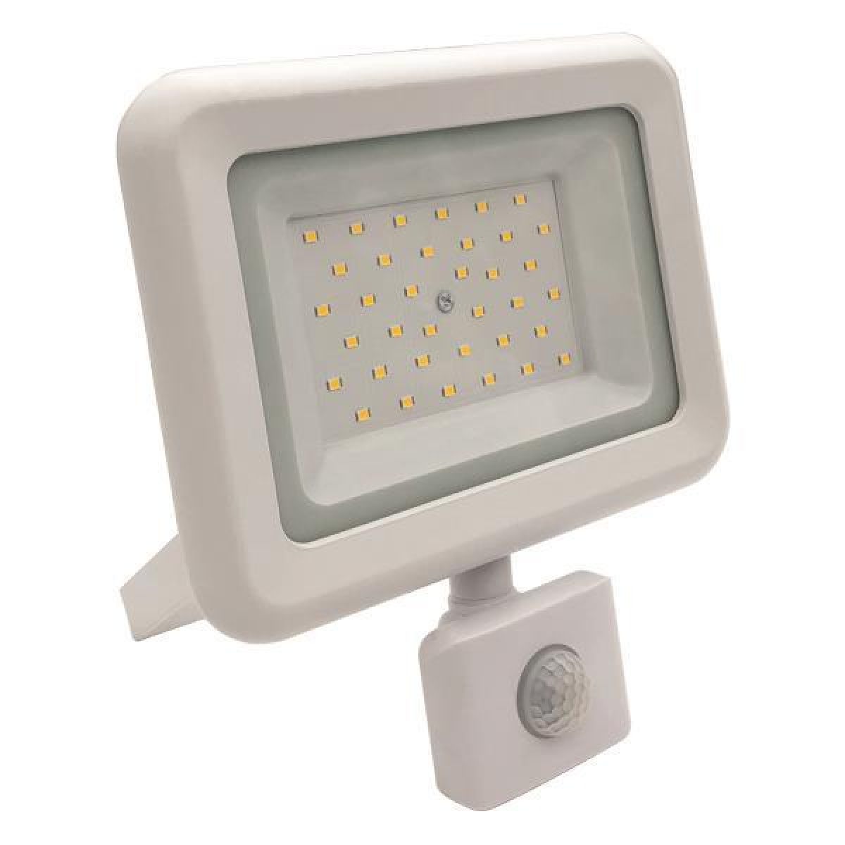 Eurolamp ΠΡΟΒΟΛΕΑΣ LED 30W SMD ΜΕ ΠΕΡΙΣΤΡΕΦΟΜΕΝΟ ΑΝΙΧΝΕΥΤΗ ΚΙΝΗΣΗΣ ΛΕΥΚΟΣ IP44 6500K PLUS
