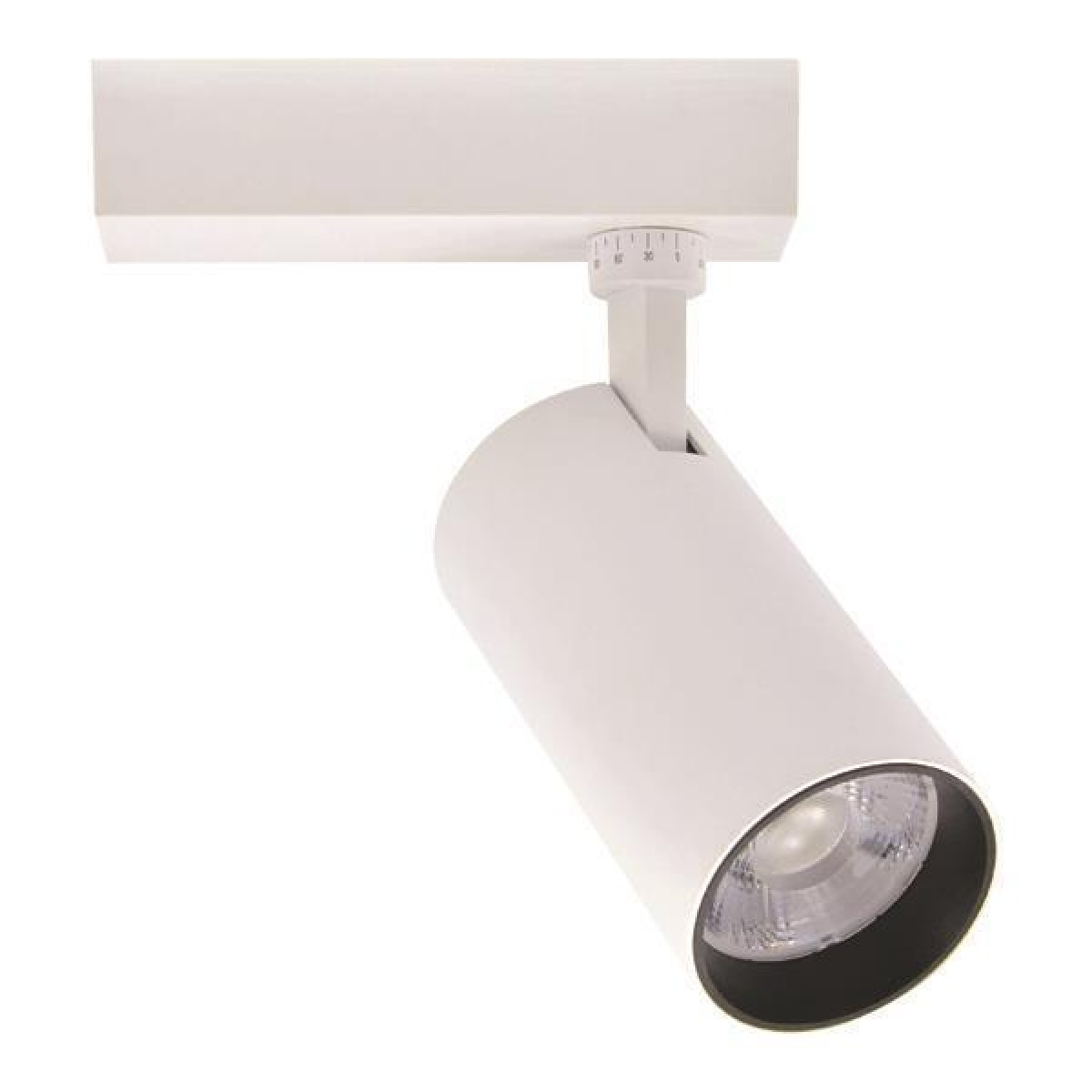 Eurolamp ΣΠΟΤ ΡΑΓΑΣ LED 2 ΓΡΑΜΜΩΝ 30W 4000K Φ80Χ160 ΛΕΥΚΟ PLUS
