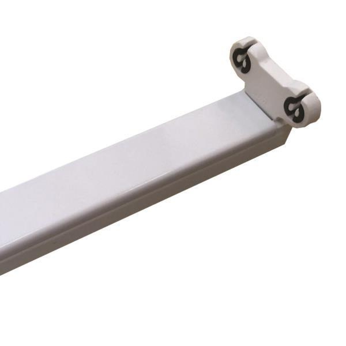 Eurolamp ΦΩΤΙΣΤΙΚΟ ΚΕΝΟ SLIM ΓΙΑ LED TUBE ΜΕ ΤΡΟΦΟΔΟΣΙΑ 1 ΑΚΡΟΥ 2Χ1.20m