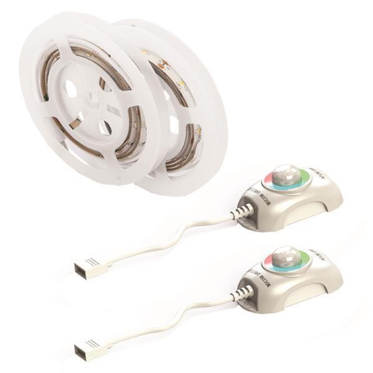 Eurolamp ΤΑΙΝΙΑ LED DIMMABLE ΜΕ ΑΙΣΘΗΤΗΡΑ ΚΙΝΗΣΗΣ 1,5M 9W 12V RGB IP65 ΣΕΤ 2ΤΜΧ PRO