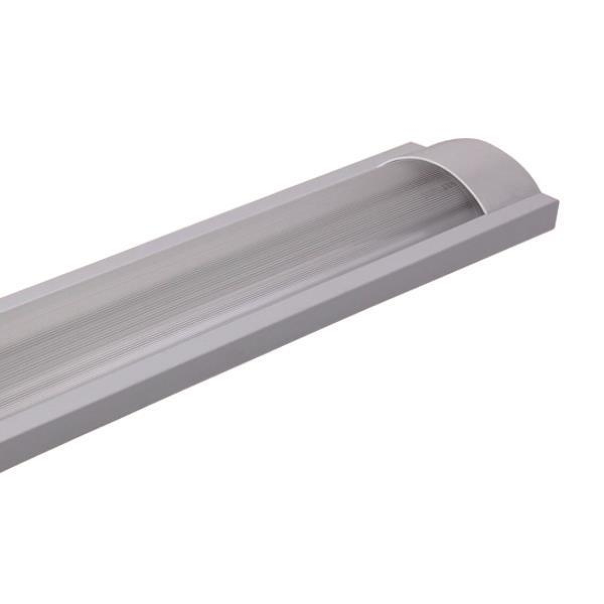 Eurolamp ΦΩΤΙΣΤΙΚΟ ΜΕΤΑΛΛΙΚΟ ΚΕΝΟ ΟΒΑΛ ΓΙΑ LED TUBE 2Χ60cm