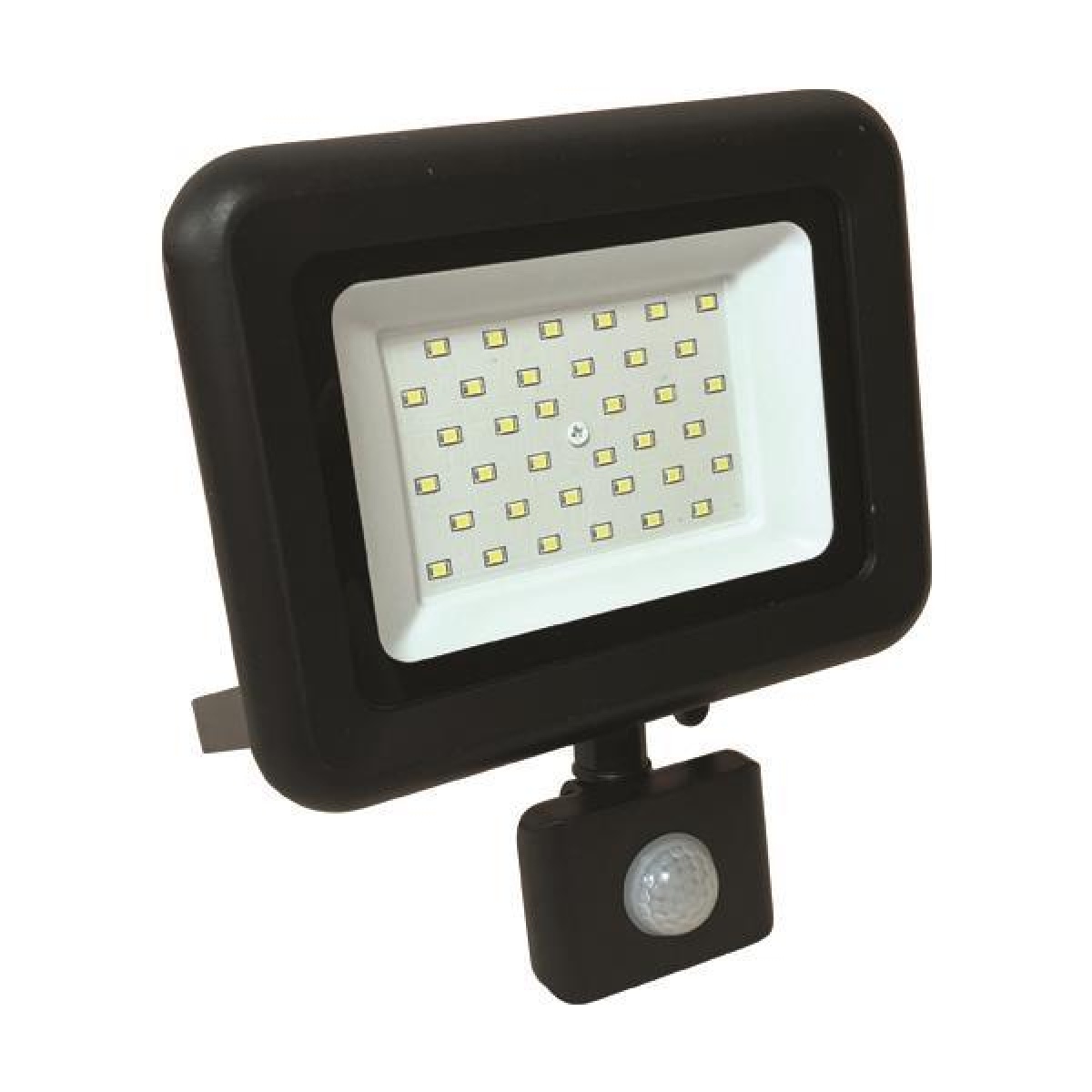 Eurolamp ΠΡΟΒΟΛΕΑΣ LED 30W SMD ΜΕ ΠΕΡΙΣΤΡΕΦΟΜΕΝΟ ΑΝΙΧΝΕΥΤΗ ΚΙΝΗΣΗΣ ΜΑΥΡΟΣ IP44 4000K PLUS