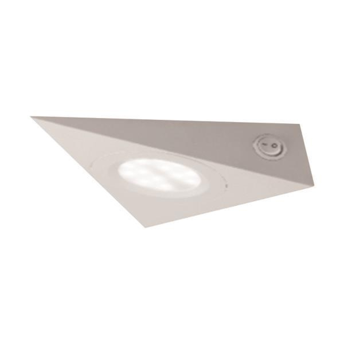 Eurolamp ΦΩΤΙΣΤΙΚΟ ΕΞΩΤΕΡΙΚΟ LED SLIM 143X143X123 2W 4200K ΛΕΥΚΟ PLUS