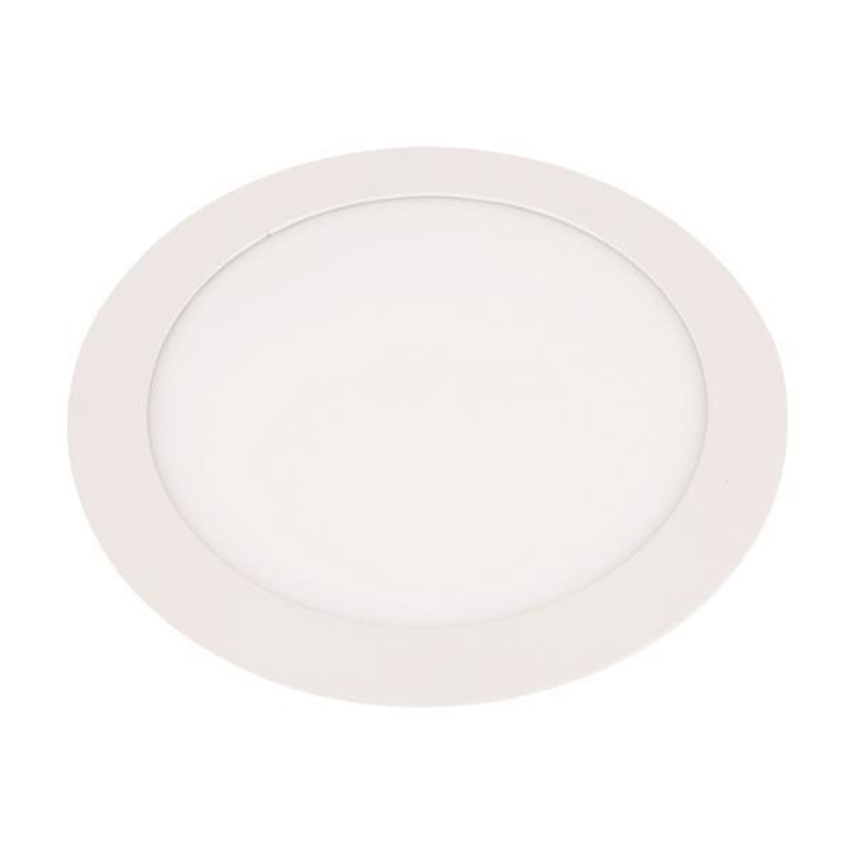Eurolamp ΦΩΤΙΣΤΙΚΟ ΧΩΝΕΥΤΟ LED SLIM Φ120 6W 6500K ΛΕΥΚΟ PLUS