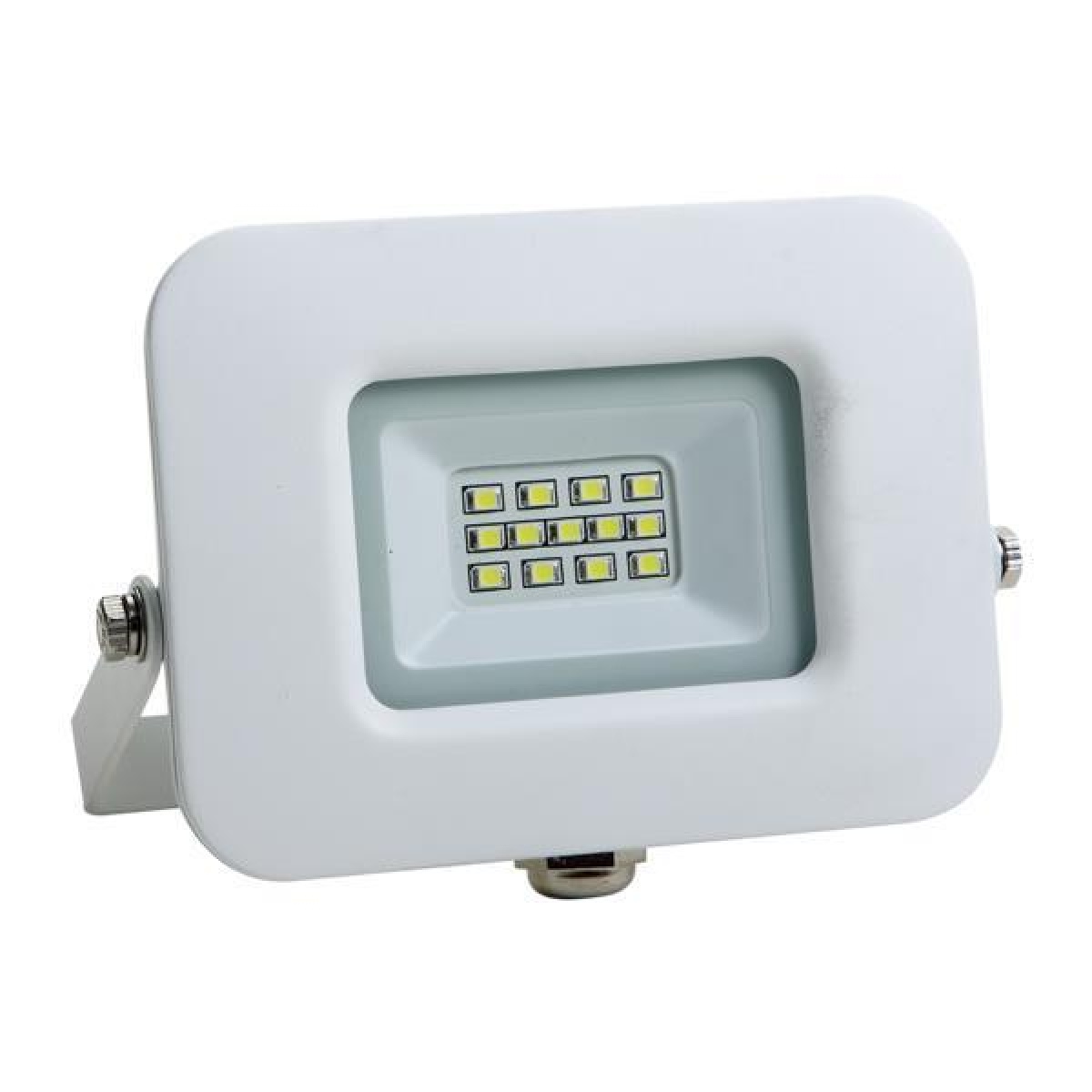 Eurolamp ΠΡΟΒΟΛΕΑΣ LED 10W SMD ΒΑΣΗ 360° ΛΕΥΚΟΣ IP65 3000K PLUS