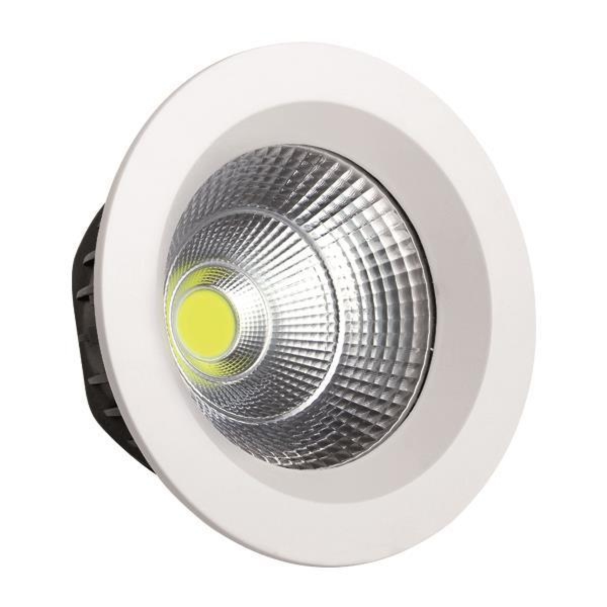 Eurolamp ΦΩΤΙΣΤΙΚΟ ΧΩΝΕΥΤΟ LED COB Φ230 55W 6500K ΛΕΥΚΟ PLUS