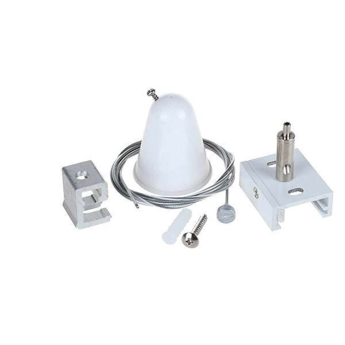 Eurolamp ΝΤΙΖΑ ΦΩΤΙΣΤΙΚΟΥ ΜΕ ΡΟΖΕΤΑ 2m (4P) ΛΕΥΚΗ