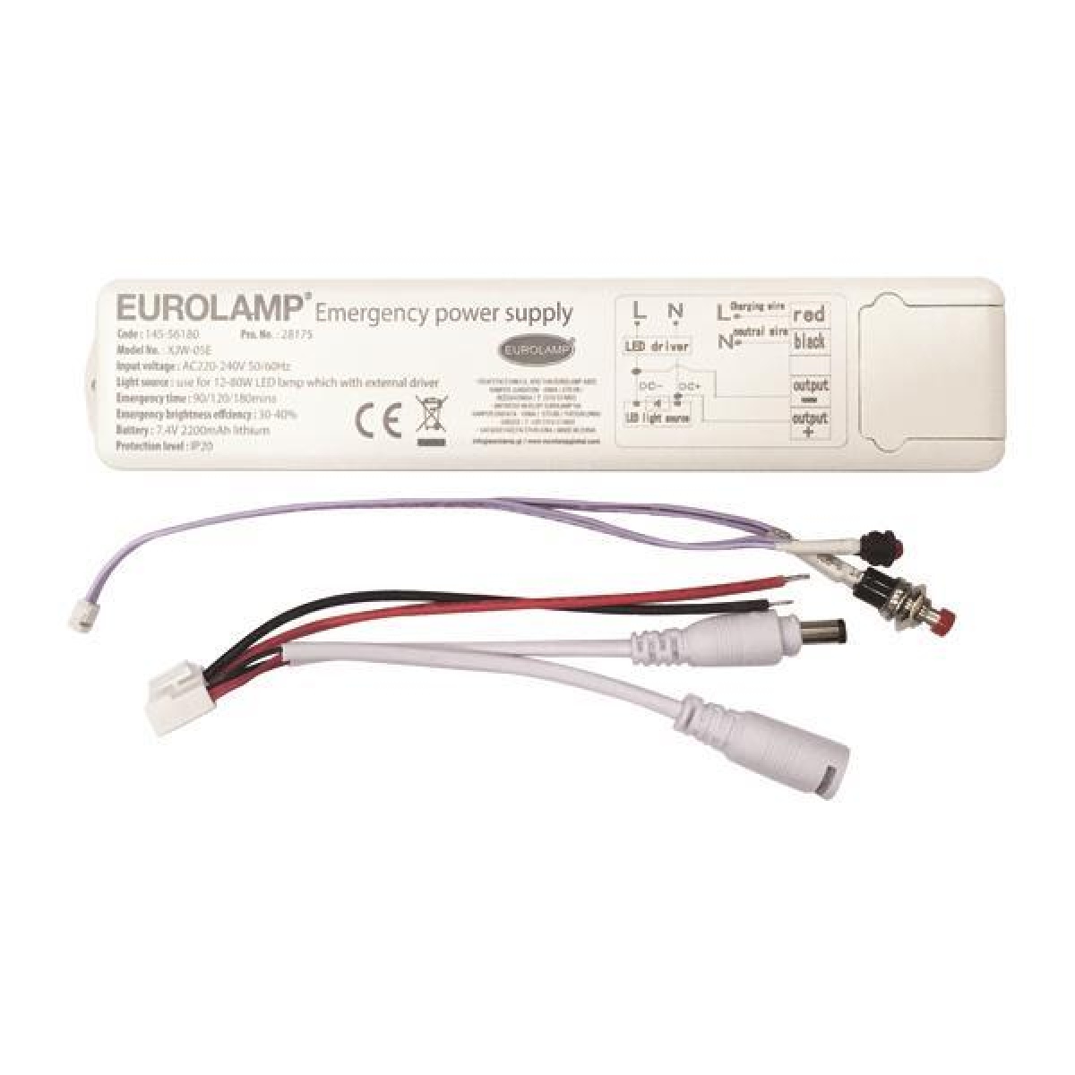 Eurolamp ΤΡΟΦΟΔΟΤΙΚΟ ΜΠΑΤΑΡΙΑΣ UNIVERSAL 12-80W