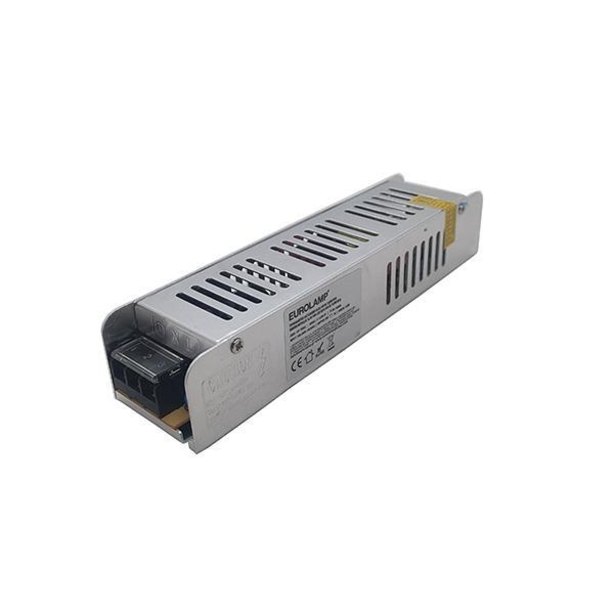 Eurolamp ΤΡΟΦΟΔΟΤΙΚΟ ΜΕΤΑΛΛΙΚΟ SLIM 12V DC 120W IP20 PLUS