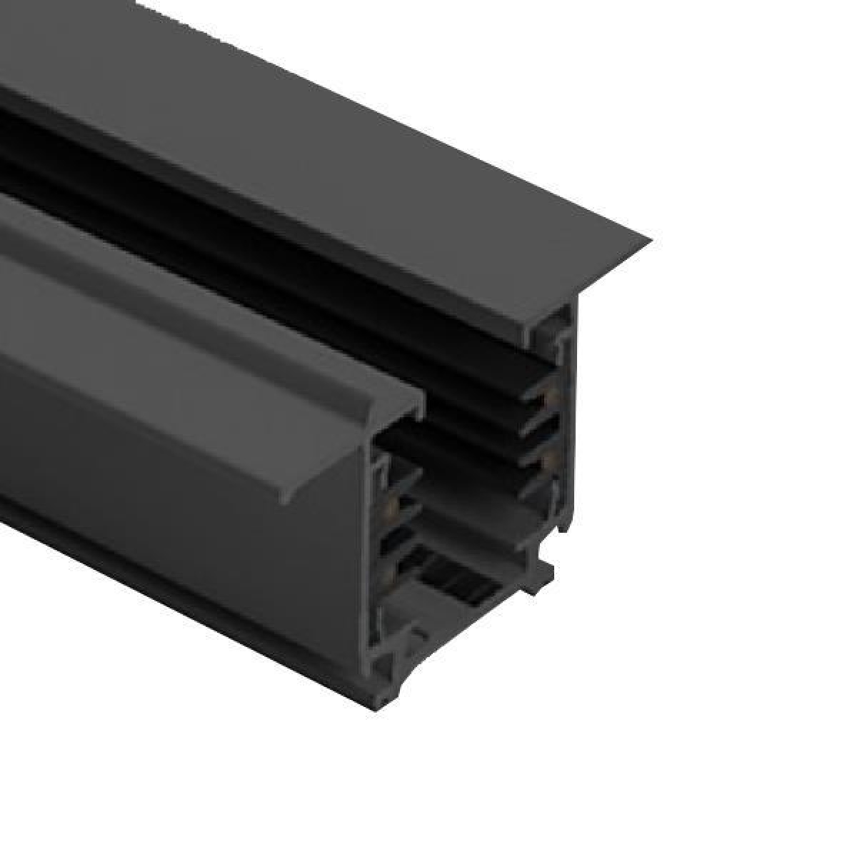 Eurolamp ΡΑΓΑ ΧΩΝΕΥΤΗ 4 ΓΡΑΜΜΩΝ 1m ΜΑΥΡΗ