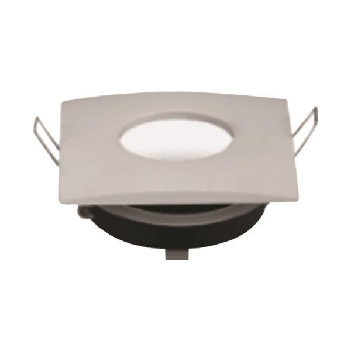 Eurolamp ΣΠΟΤ ΧΩΝΕΥΤΟ ΣΤΑΘΕΡΟ 82Χ82 ΑΛΟΥΜΙΝΙΟΥ GU10 IP65 ΣΑΤΙΝΕ