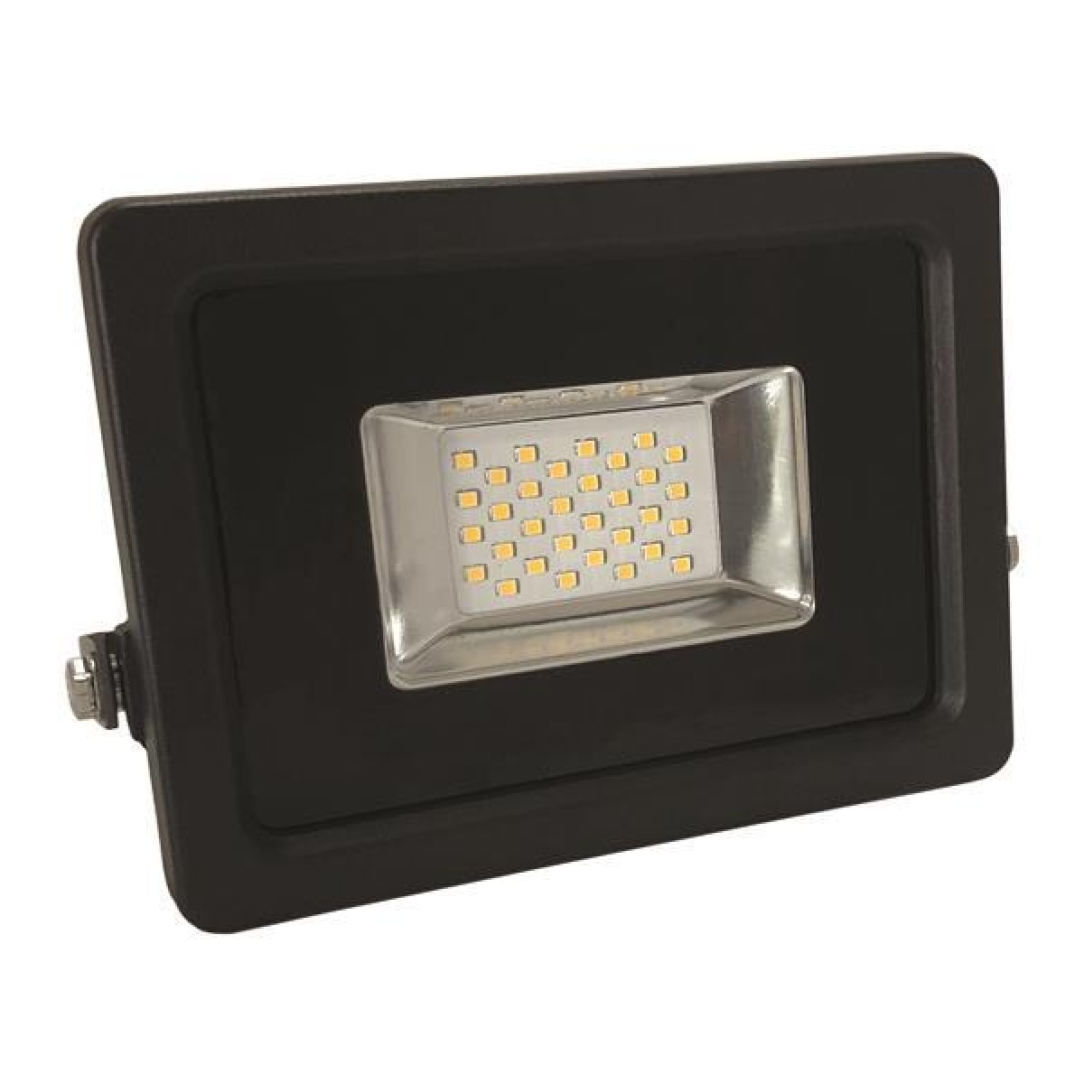 Eurolamp ΠΡΟΒΟΛΕΑΣ LED 20W SMD 12V/24V DC 4000K IP65 ΜΑΥΡΟΣ PLUS