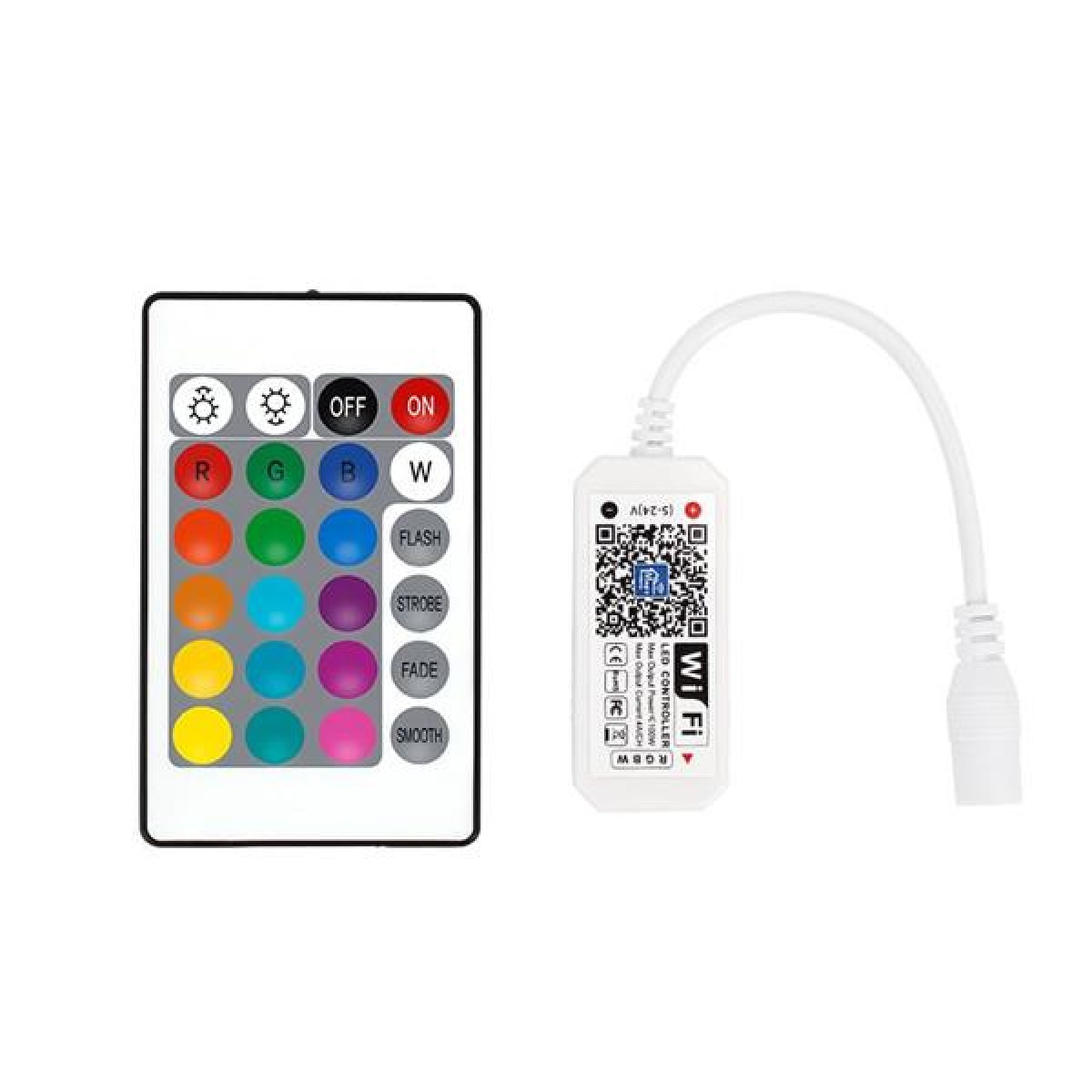 Eurolamp ΑΣΥΡΜΑΤΟ CONTROLLER RF Wifi & Bluetooth RGBW DC5-24V, 4CH*4A(Max. 100W)