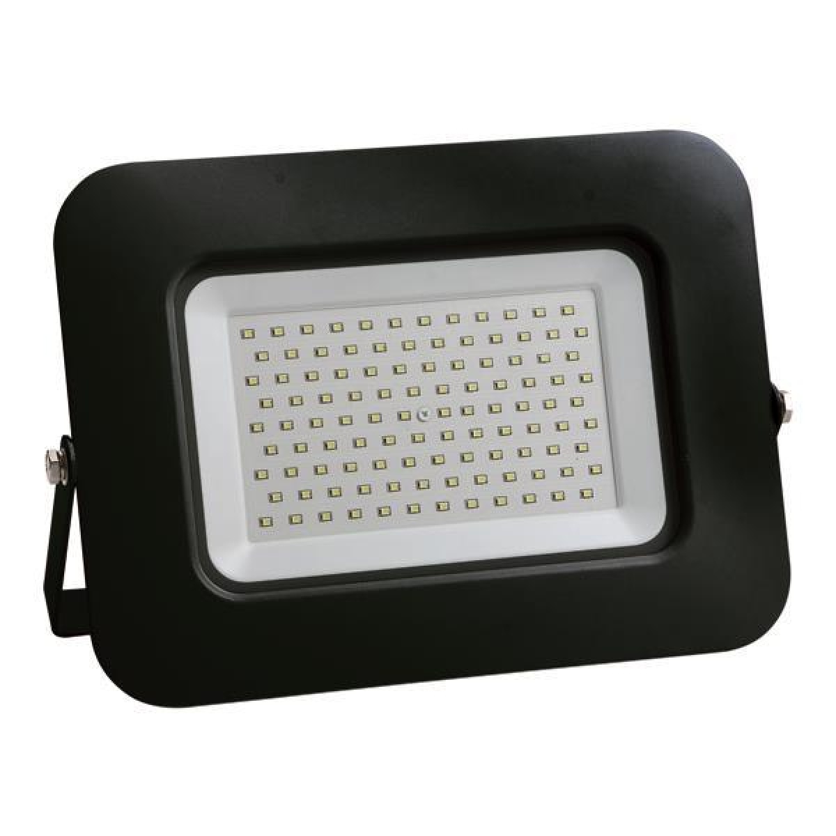Eurolamp ΠΡΟΒΟΛΕΑΣ LED 100W SMD ΒΑΣΗ 360° ΜΑΥΡΟΣ IP65 3000K PLUS