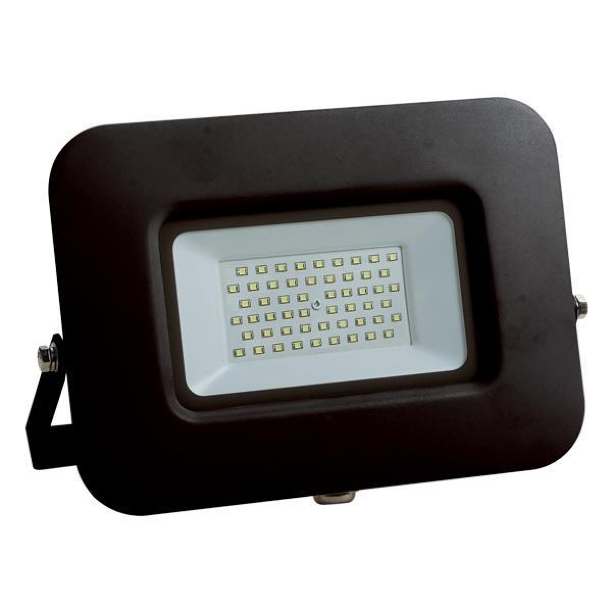Eurolamp ΠΡΟΒΟΛΕΑΣ LED 50W SMD ΒΑΣΗ 360° ΜΑΥΡΟΣ IP65 6500K PLUS
