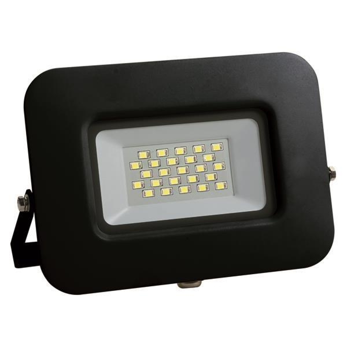 Eurolamp ΠΡΟΒΟΛΕΑΣ LED 20W SMD ΒΑΣΗ 360° ΜΑΥΡΟΣ IP65 6500K PLUS