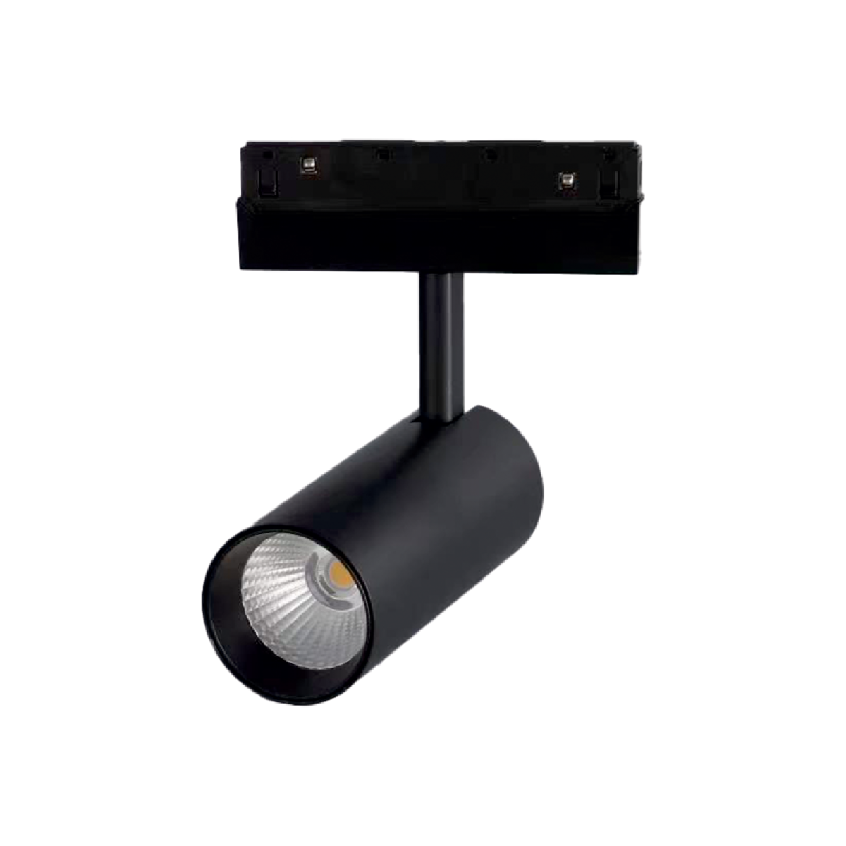 ACA ΜΑΥΡΟ ΜΑΤ ΜΑΓΝΗΤΙΚΟ ΣΠΟΤ 48V DC 12W 3000K 750LM 36° OSRAM RA90 Φ50*110MM