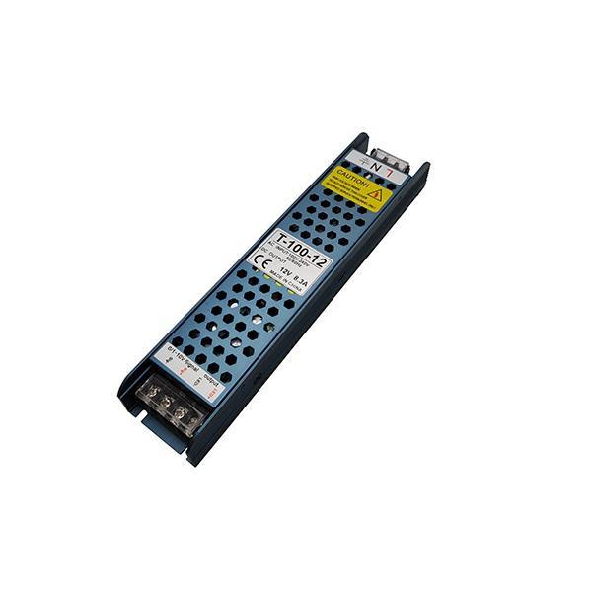 Eurolamp ΤΡΟΦΟΔΟΤΙΚΟ ΜΕΤΑΛΛΙΚΟ SLIM 12V DC DIMMING (1-10V) 100W IP20 PRO