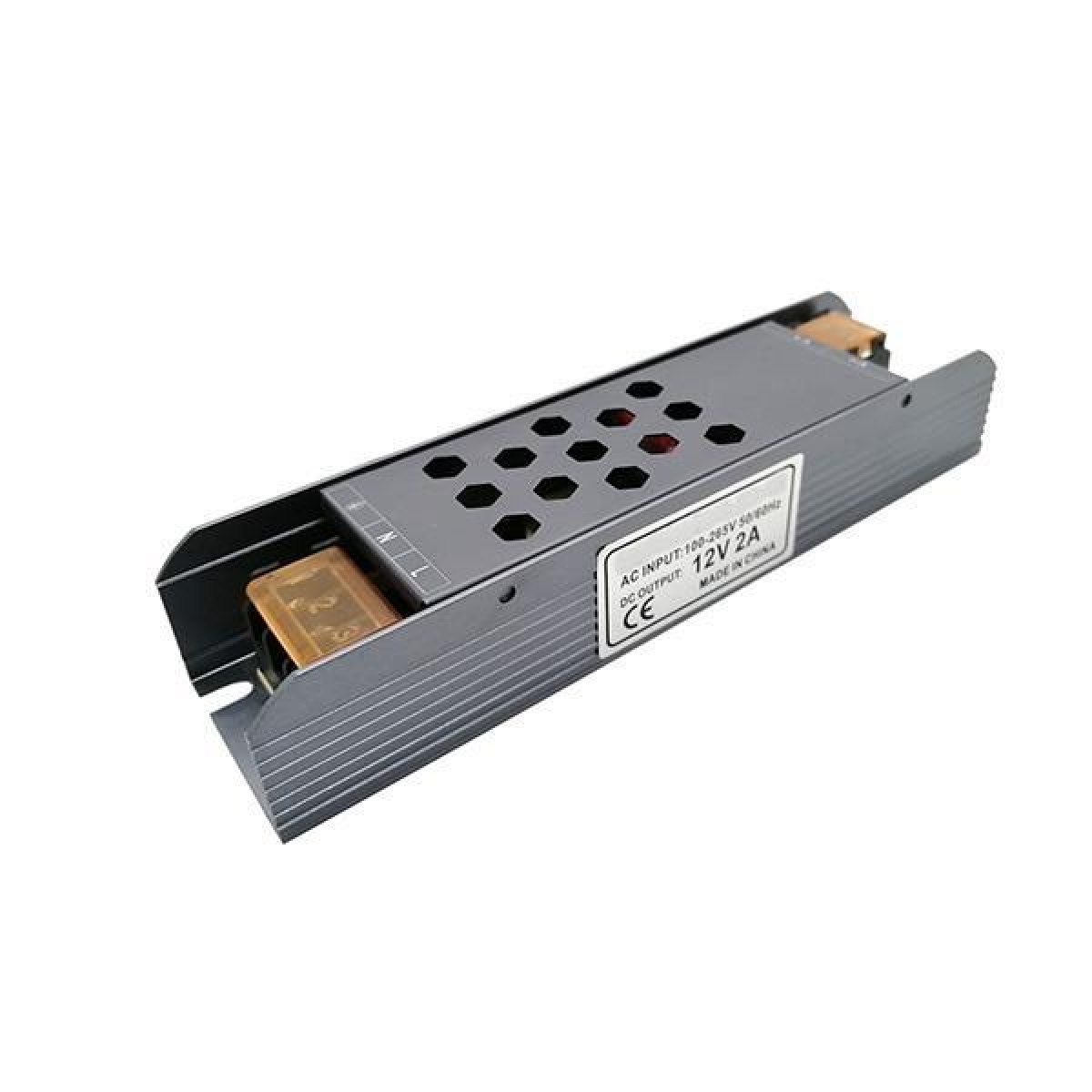 Eurolamp ΤΡΟΦΟΔΟΤΙΚΟ ΜΕΤΑΛΛΙΚΟ SLIM 12V DC 24W IP20 PRO