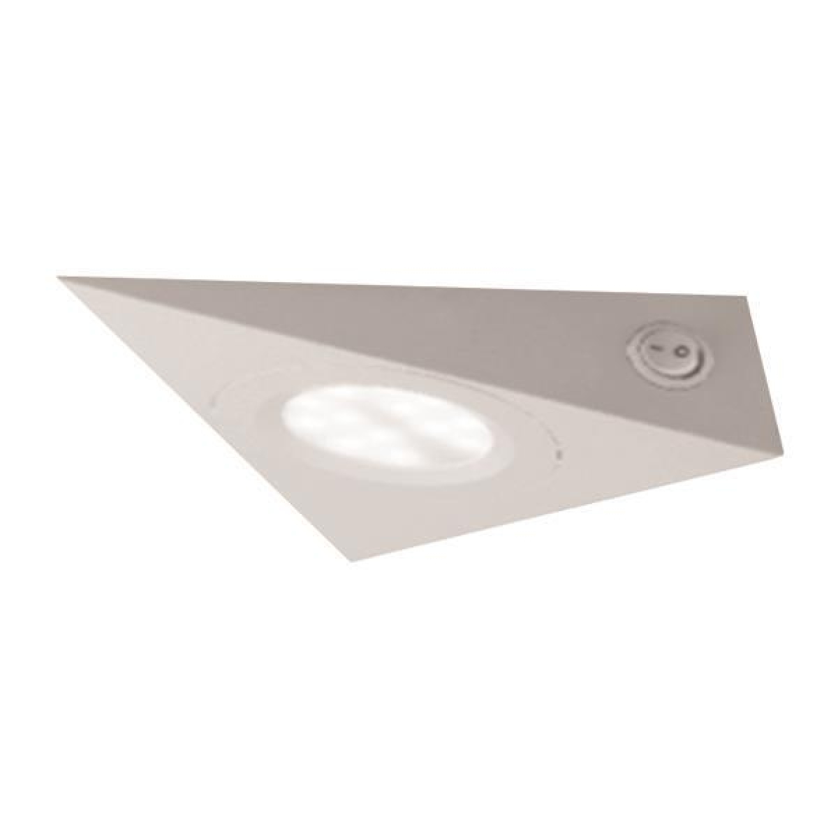Eurolamp ΦΩΤΙΣΤΙΚΟ ΕΞΩΤΕΡΙΚΟ LED SLIM 124Χ40 2W 3000K ΛΕΥΚΟ PLUS