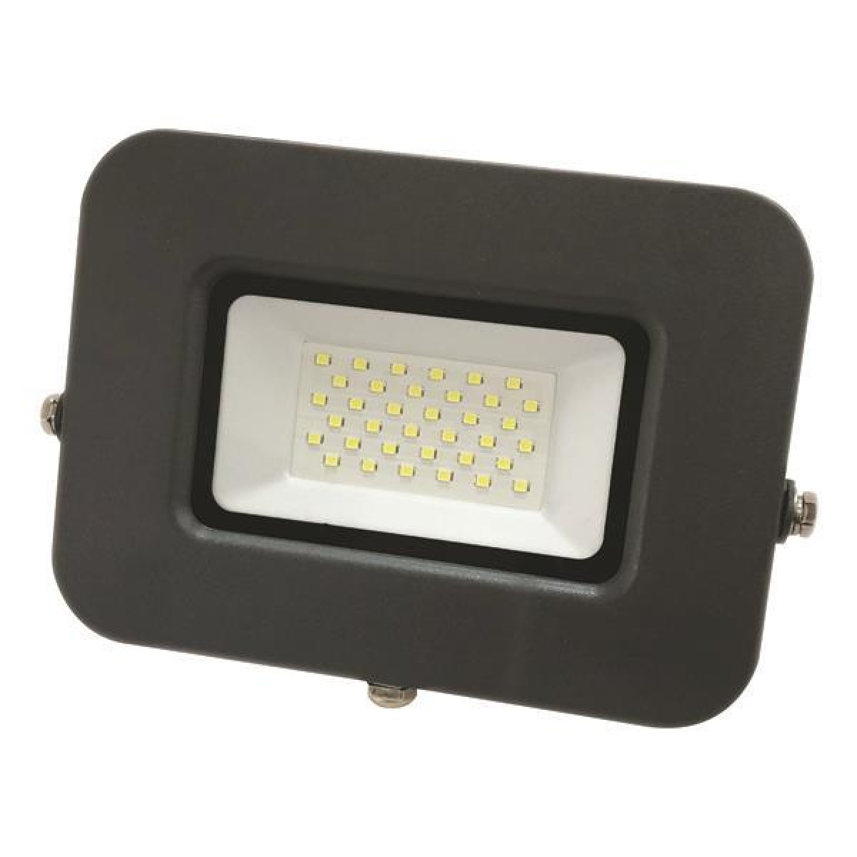 Eurolamp ΠΡΟΒΟΛΕΑΣ LED 30W SMD ΒΑΣΗ 360° ΓΡΑΦΙΤΗΣ IP65 4000K PLUS