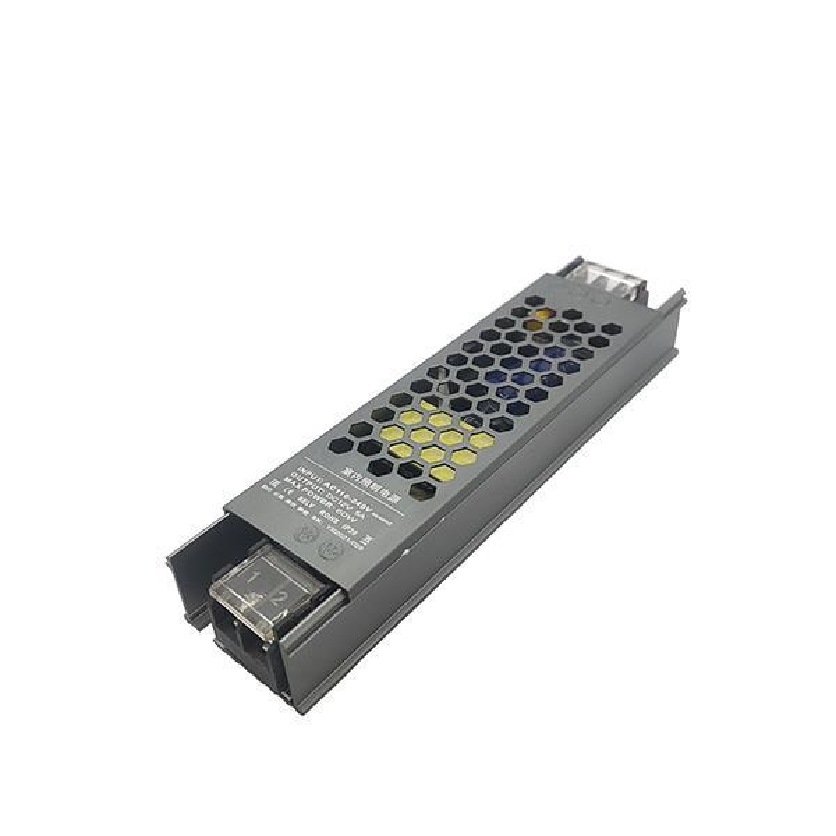 Eurolamp ΤΡΟΦΟΔΟΤΙΚΟ ΜΕΤΑΛΛΙΚΟ SLIM 12V DC 60W IP20 PRO