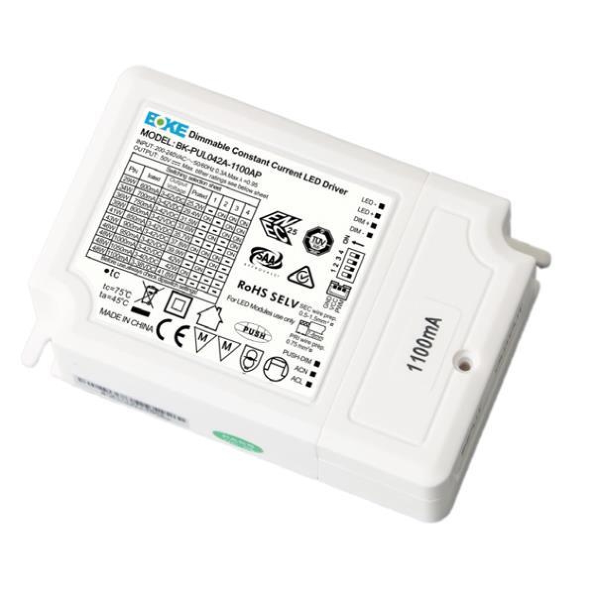 Eurolamp ΤΡΟΦΟΔΟΤΙΚΟ DIMMABLE ΓΙΑ ΦΩΤΙΣΤΙΚΟ PANEL LED 40W NO FLICKERING
