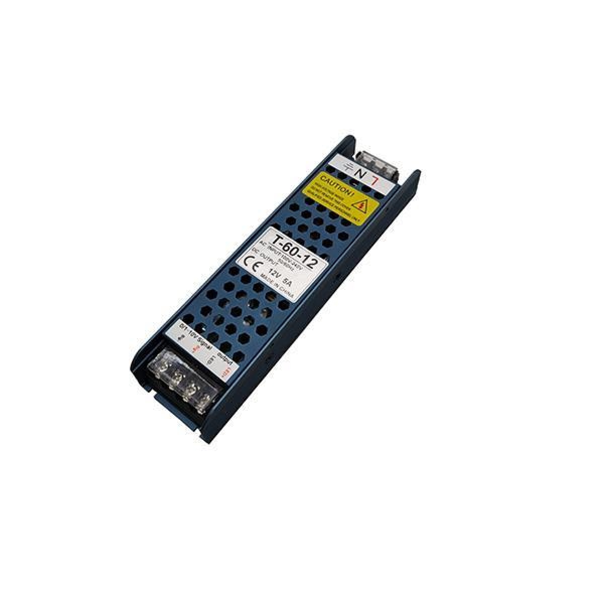 Eurolamp ΤΡΟΦΟΔΟΤΙΚΟ ΜΕΤΑΛΛΙΚΟ SLIM 12V DC DIMMING (1-10V) 60W IP20 PRO