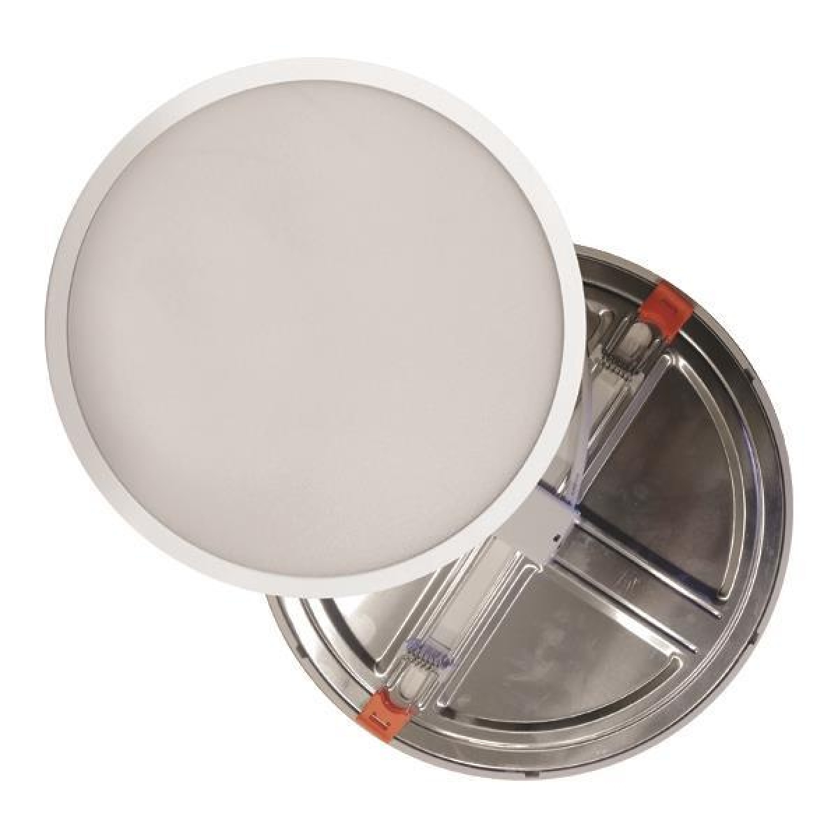 Eurolamp ΦΩΤΙΣΤΙΚΟ ΧΩΝΕΥΤΟ LED 8W ΜΕ ΡΥΘΜΙΖΟΜΕΝΗ ΕΓΚΟΠΗ Φ50-115mm 3000K ΛΕΥΚΟ PLUS