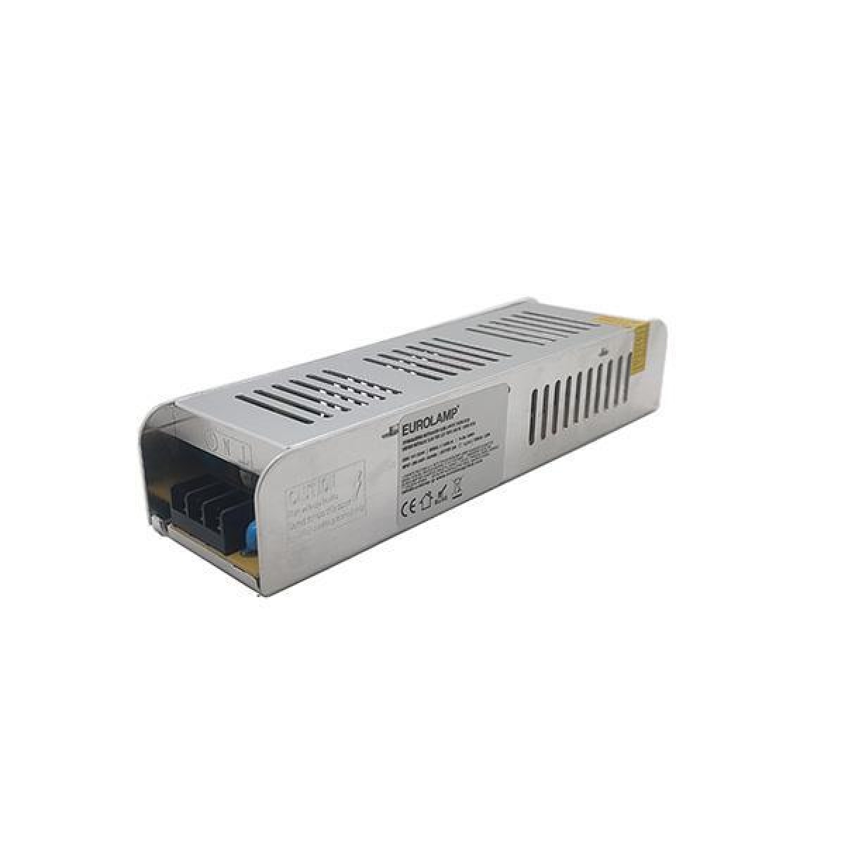 Eurolamp ΤΡΟΦΟΔΟΤΙΚΟ ΜΕΤΑΛΛΙΚΟ SLIM 12V DC 150W IP20 PLUS